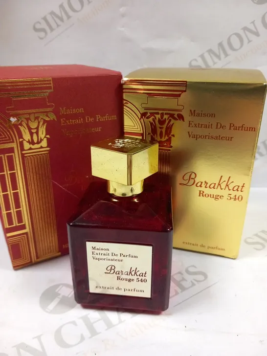 BOXED MAISON EXTRAIT DE PARFUM VAPORISATEUR BARAKKAT ROUGE 540 EXTRAIT DE PARFUM 100ML