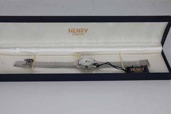 BRAND NEW BOXED HENRY LONDON HL25-M-0013 EDGWARE WATCH RRP £115