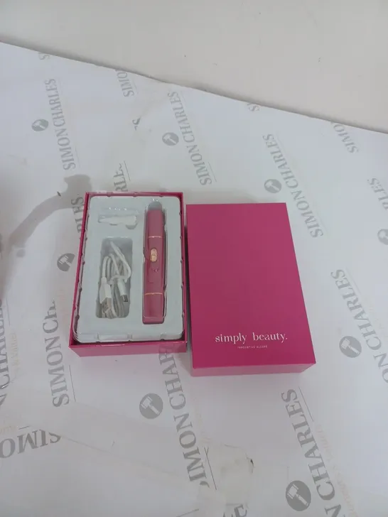 SIMPLY BEAUTY 2 IN 1 SUPER SMOOTH FACE & BROWS HAIR REMOVER, FUCHSIA