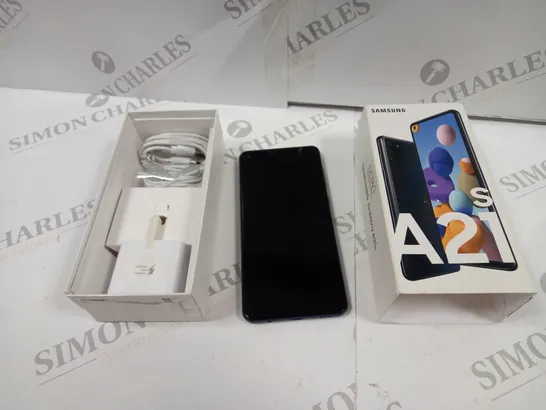 SAMSUNG A21S BOXED MOBILE PHONE WITH ACCESSORIES 