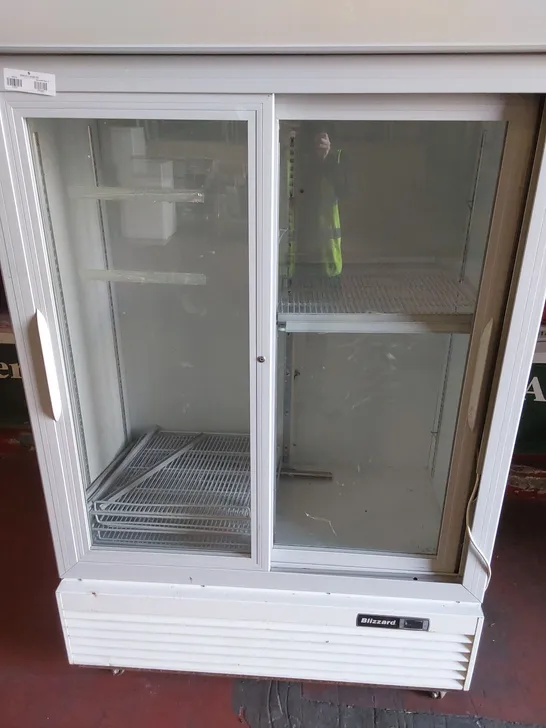 BLIZZARD GD1000SL SLIDING DOUBLE DOOR DISPLAY FRIDGE