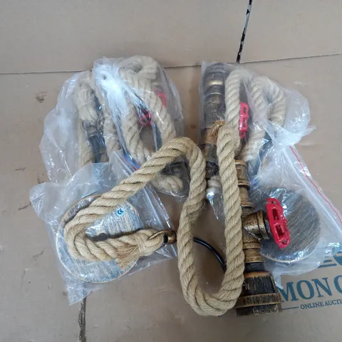 APPROXIMATELY 4 WATER PIPE ROPE LIGHT 