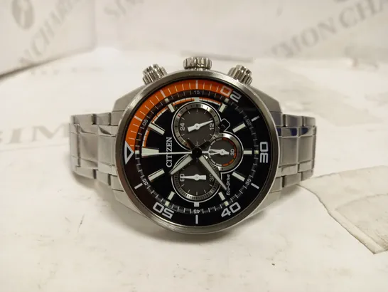 CITIZEN CHRONOGRAPH STAINLESS STEEL WATCH