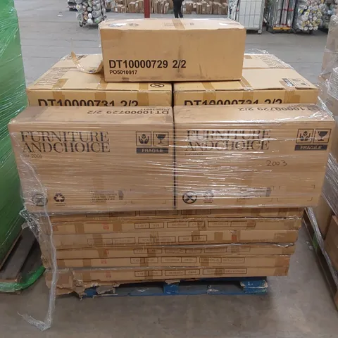 PALLET OF ASSORTED BOXED INCOMPLETE FURNITURE PARTS