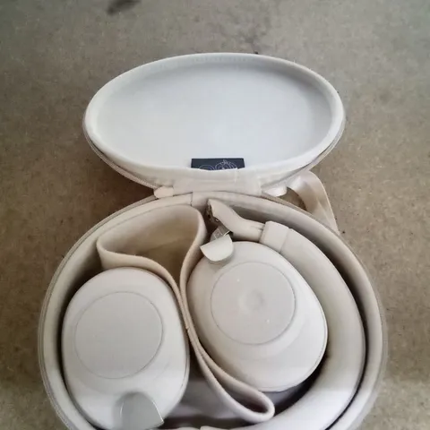 BOXED JABRA BEIGE BLUETOOTH HEADPHONES 