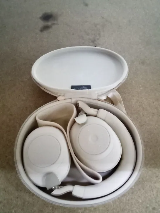 BOXED JABRA BEIGE BLUETOOTH HEADPHONES 