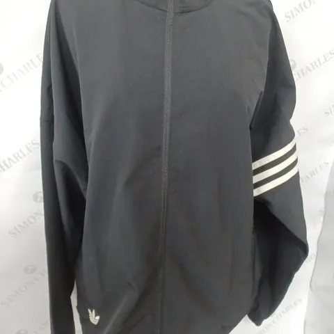 ADIDAS TRACKTOP IN BLACK NOIR SIZE SMALL