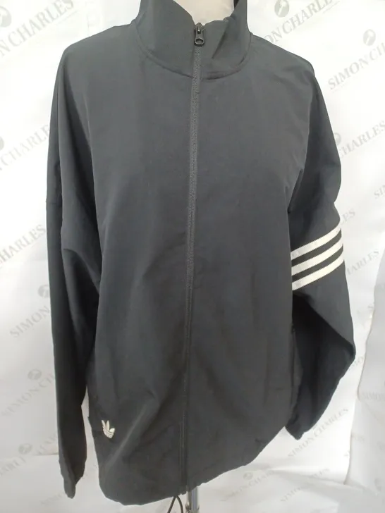 ADIDAS TRACKTOP IN BLACK NOIR SIZE SMALL