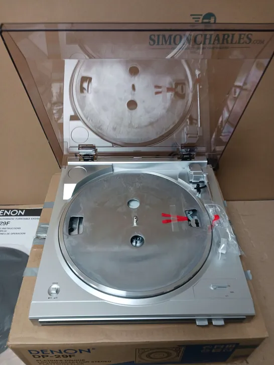 DENON DP29F SILVER TURNTABLE