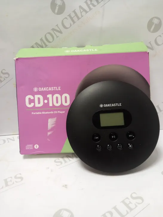 OAKCASTLE CD100 PERSONAL RETRO PORTABLE CD PLAYER