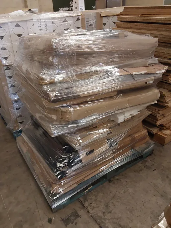 PALLET TO CONTAIN ASSORTED INCOMPLETE FURNITURE PARTS AND PANELS 