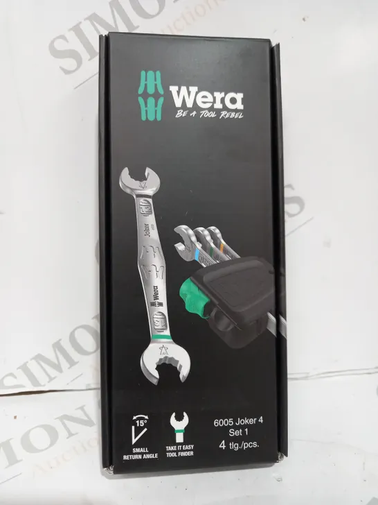 BOXED WERA 6005 JOKER 4 SET 