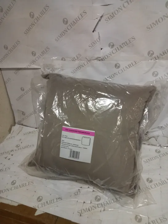 BRAND NEW LARGE NATURAL VELVET CUSHION