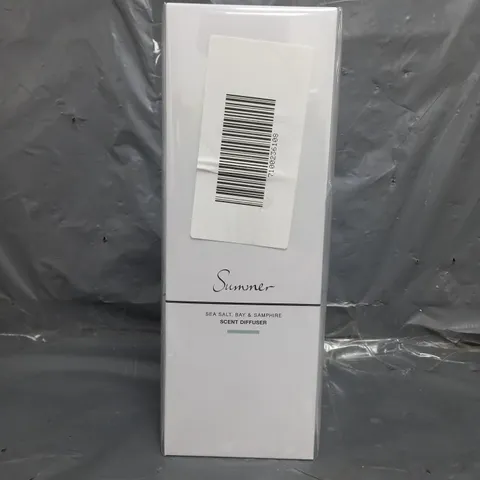 BOXED AND SEALED SEA SALT , BAY , SAMPHIRE SCENT DIFFUSER 