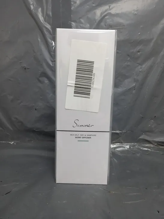 BOXED AND SEALED SEA SALT , BAY , SAMPHIRE SCENT DIFFUSER 