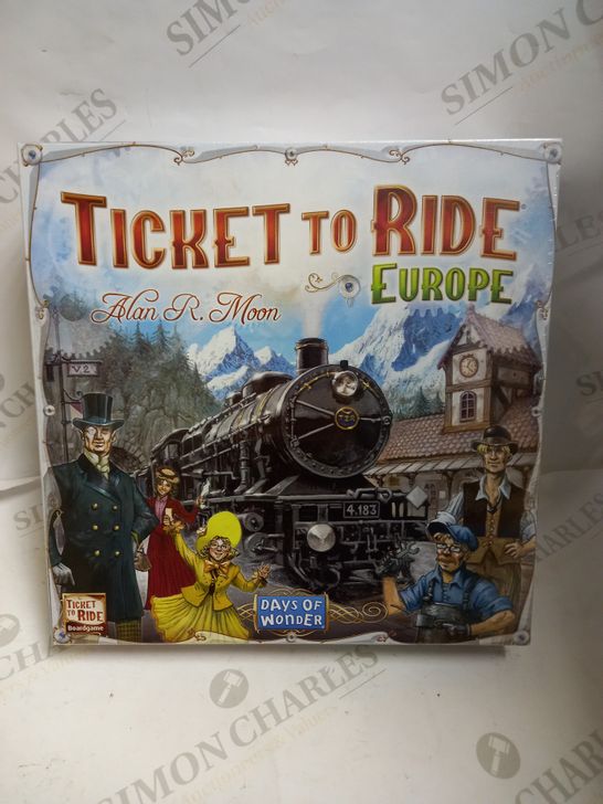 TICKET TO RIDE - EUROPE - BOARD GAME (UNOPENED)