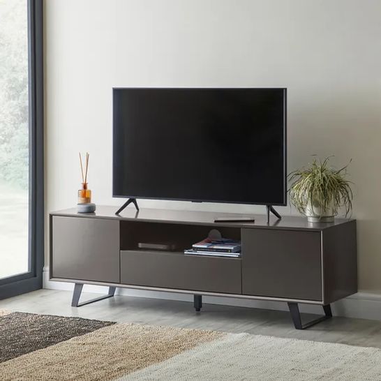 BOXED LUCAS EXTRA WIDE TV UNIT GREY (2 BOXES)