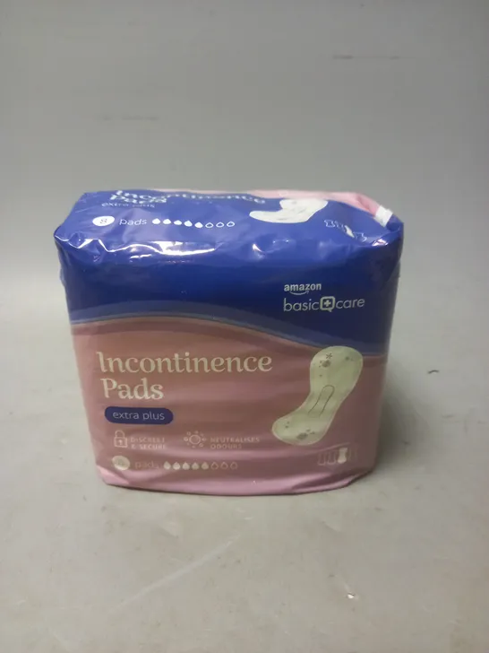 LOT OF 12 PACKS OF BASIC CARE INCONTINENCE PADS (8 PADS PER PACK)