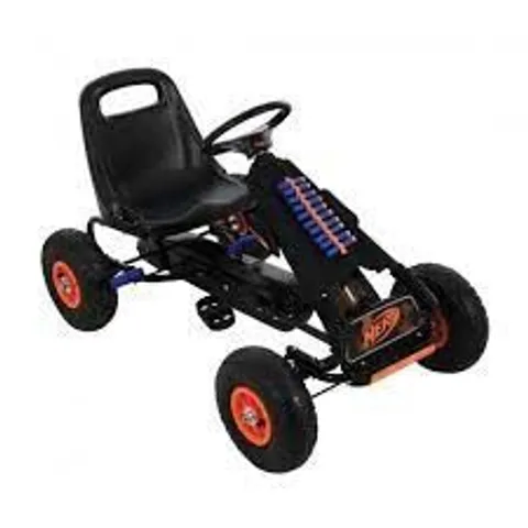 BOXED GRADE 1 NERF GO KART WITH BLASTER DARTS COLLECTION