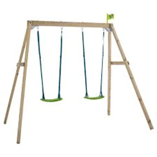 BOXED FOREST DOUBLE SWING WITH 2 SWING SEATS