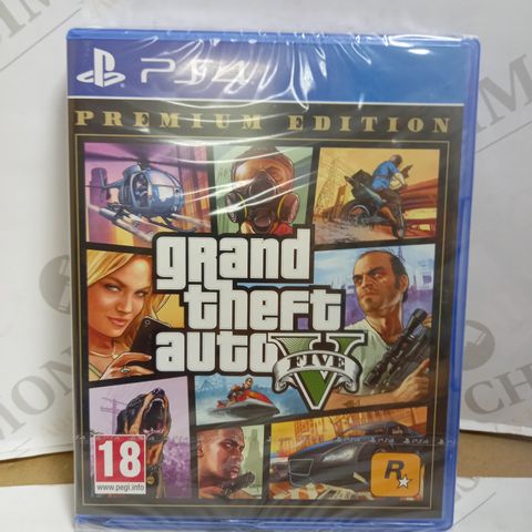 PLAYSTATION 4 SEALED GRAND THEFT AUTO 5 GAME