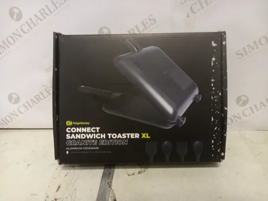 BOXED RIDGEMONKEY CONNECT SANDWICH TOASTER XL GRANITE EDITION 