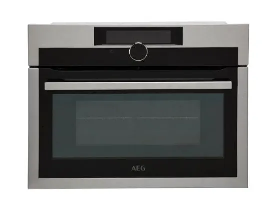 AEG KME968000M BUILT IN COMPACT ELECTRIC SINGLE OVEN WITH MICROWAVE FUNCTION - STAINLESS STEEL