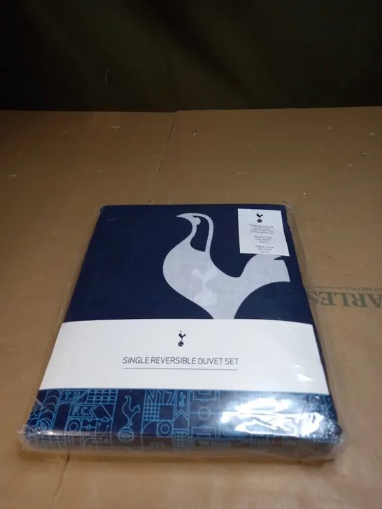 TOTTENHAM HOTSPUR SIGNLE REVERSIBLE DUVET SET 