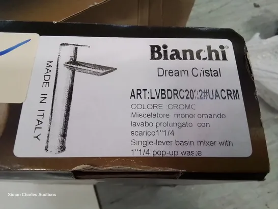 BOXED BIANCHI DREAM CRISTAL SINGLE LEVER BASIN MIXER