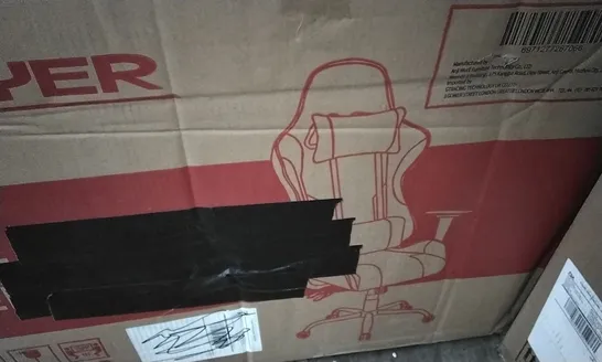 BOXED GTPLAYER GAMING CHAIR WHITE 