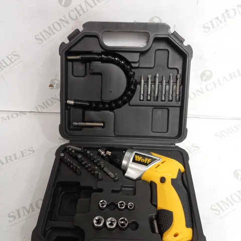 WOLF 3.6V CORDLESS LITHIUM ION SCREWDRIVER