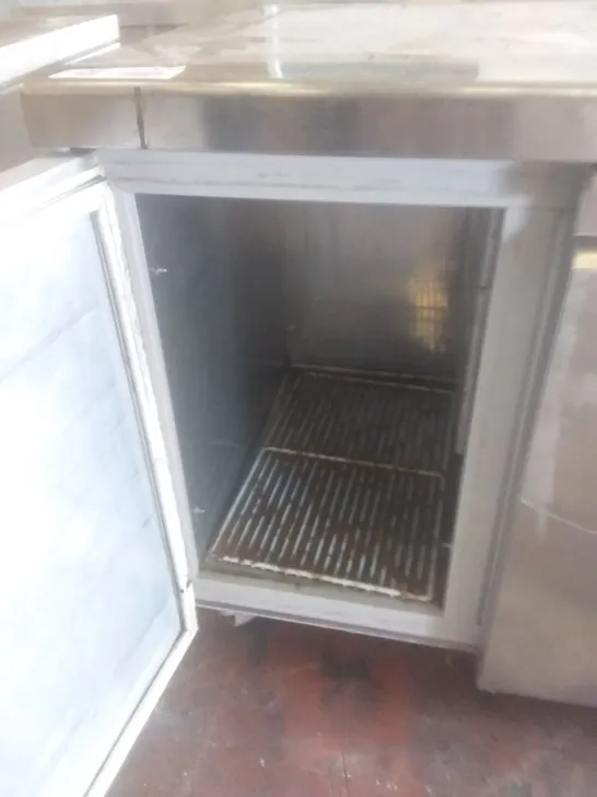 STAINLESS STEEL THREE DOOR FOOD PREPARATION UNIT