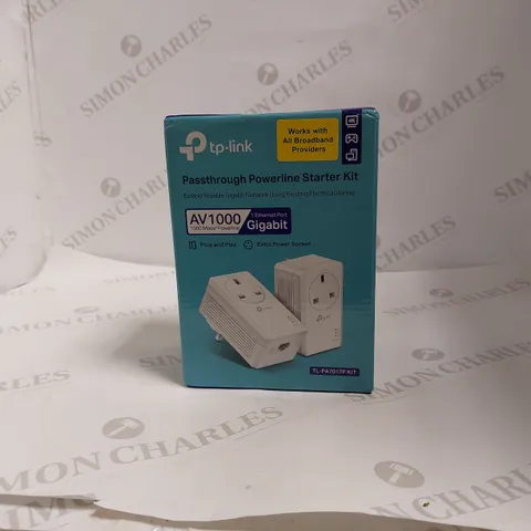 TP-LINK PASSTHROUGH POWERLINE STARTER KIT 