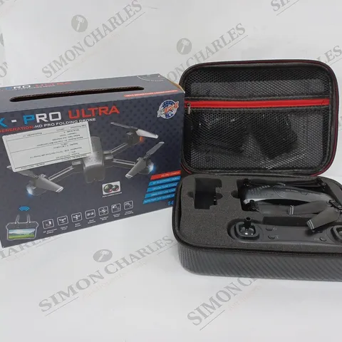 BOXED RDM GX-PRO ULTRA NEXT GENERATION HD PRO FOLDING DRONE 