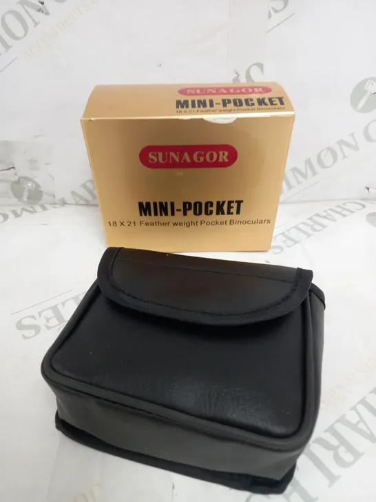 SUNAGOR 18X21 MINI POCKET COMPACT BINOCULARS