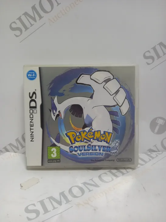 POKEMON SOUL SILVER VERSION FOR NINTENDO DS 