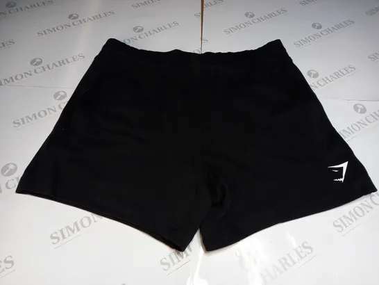 GYMSHARK SHORTS IN BLACK - MEDIUM