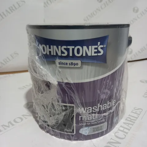 JOHNSTONE'S WASHABLE MATT 2.5L BLACK