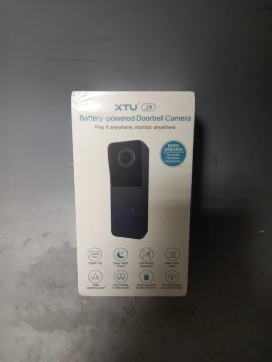 SEALED XTU BATTERY POWERED DOORBELL CAMERA 