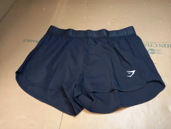 GYMSHARK HIGH WORKOUT SHORTS SIZE L