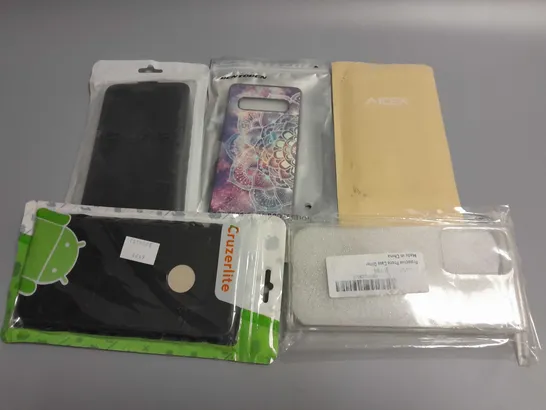 LOT OF 5 ASSORTED PHONES CASES