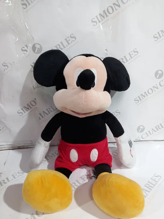 DISNEY MICKEY MOUSE PLUSHIE WITH LIGHT UP CHEEKS