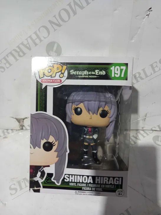 FUNKO POP ANIMATION SERAPH OF THE END VAMPIRE REIGN 197 SHINOA HIRAGI VINYL FIGURE