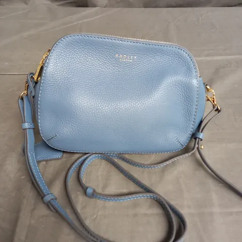 RADLEY LONDON LEATHER CROSSBODY BAG IN BLUE