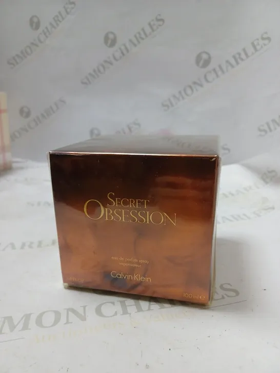 BOXED AND SEALED CALVIN KLEIN SECRET OBSESSION EAU DE PARFUM 100ML