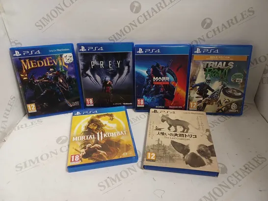 BOX OF APPROX 25 ASSORTED GAMES AND DVDS FOR PS4/XBOX ONE AND BLU RAY