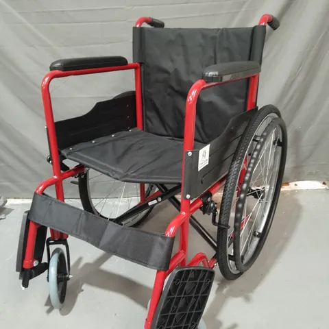 ECO FOLDING WHEELCHAIR - RED