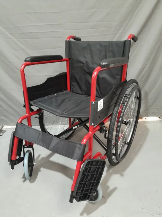 ECO FOLDING WHEELCHAIR - RED