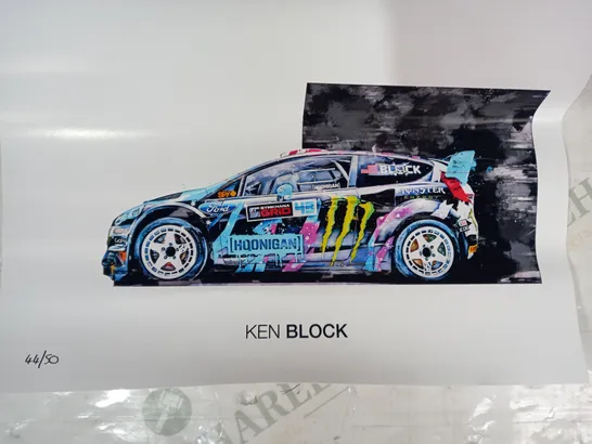 LIMITED EDITION KEN BLOCK ART PRINT (44/50)