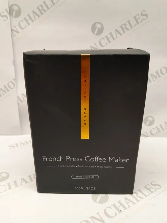 BRAND NEW BOXED TBGENIUS FRENCH PRESS COFFEE MAKER